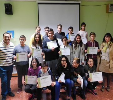 Entrega de diplomas para los “periodistas” del Nueva Nerja