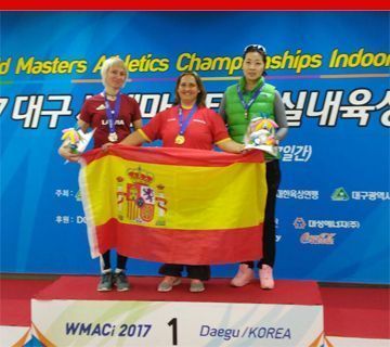 Teresa Boza campeona del mundo de lanzamiento de jabalina