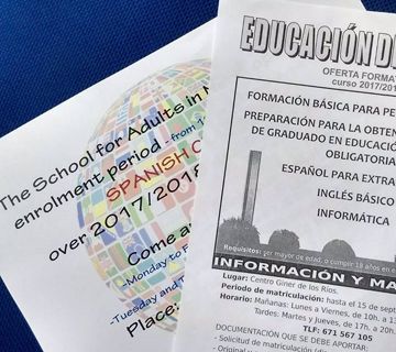Quedan pocos días para matricularse en la Escuela de Adultos