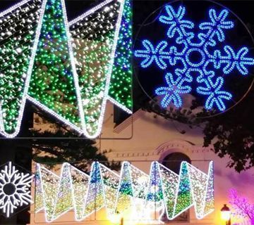 La localidad se viste de Navidad