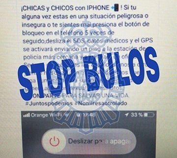 La Policía desmiente el bulo de la función «SOS» del iPhone