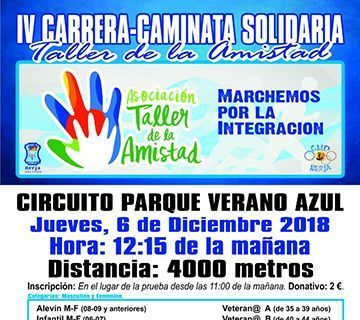 IV Carrera-Caminata Solidaria del Taller de la Amistad
