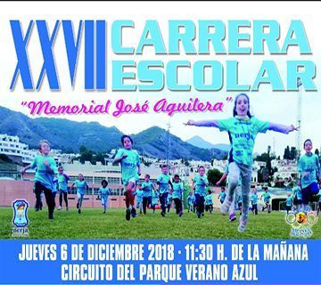 Nerja celebra la XXVII Carrera Escolar «memorial José Aguilera»