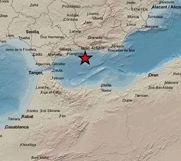 Un seísmo de 3,4 se deja sentir en Nerja