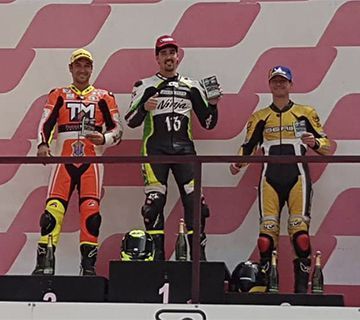 Manuel Alonso, segundo en el Campeonato de Andalucía de Velocidad