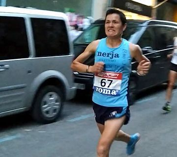 Lola Chiclana, subcampeona F40 en el Campeonato de España 10km
