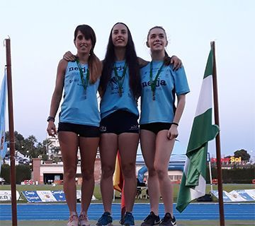 El CNA logra 21 medallas en el Andaluz Absoluto de Atletismo