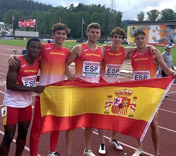 El nerjeño Javier Sanchez, bronce con la Selección Española