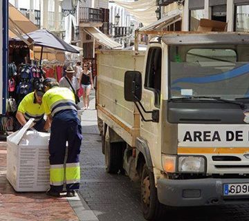 Servicio de recogida de cartón comercial