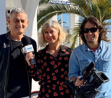 Canal Sur Televisión graba en Nerja el programa Salud al día