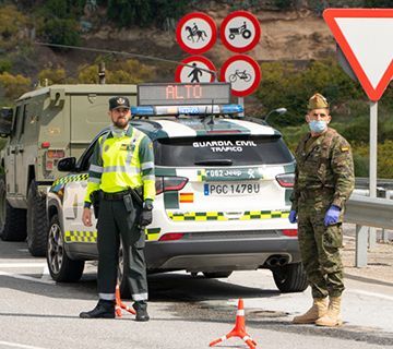 La Legión colabora en tareas de control y vigilancia
