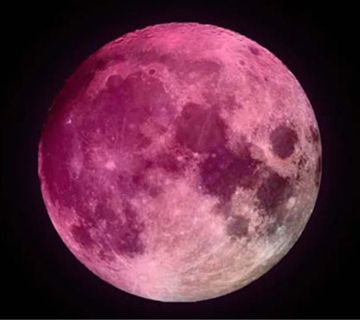 Hoy podremos apreciar la conocida «luna rosa»