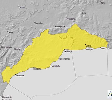 Aviso amarillo en Nerja por altas temperaturas