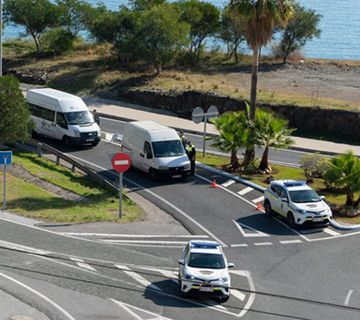 Activado dispositivo especial de seguridad en los accesos a Nerja