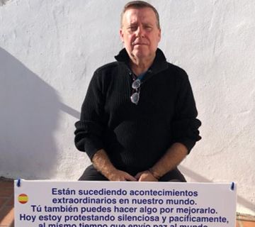 El cofundador de Mindalia.com inicia una protesta pública
