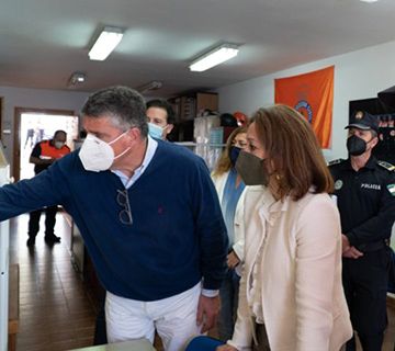 Patricia Navarro agradece la labor de Protección Civil