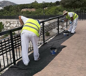 Se refuerza el servicio de pintura con la Bolsa de Trabajo