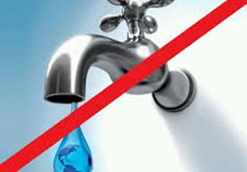Corte temporal del suministro de agua