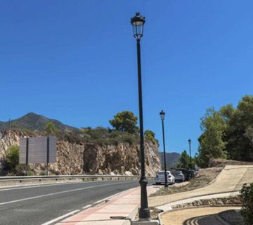 Iluminación de la circunvalación de Maro