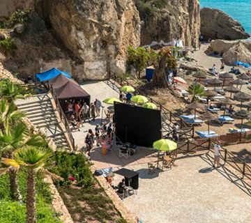 La serie británica «No Return» se rueda en Nerja