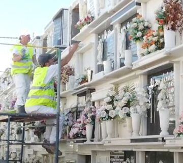 Trabajos de mejora en el Cementerio Municipal