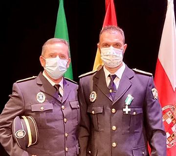 Miguel Alberto García, medalla al Mérito de la Policía Local