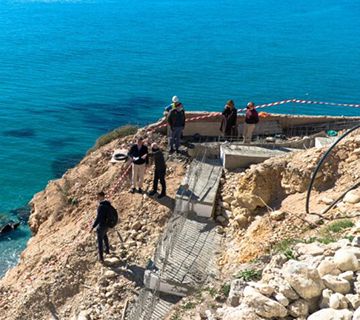 Nuevo mirador panorámico en el tramo de la Senda Litoral