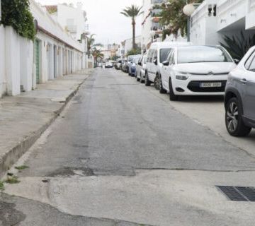 Obras de reurbanización de C/ Bajamar