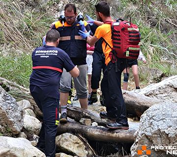 Nuevo rescate en el río Chíllar
