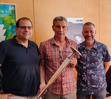 El Museo de Nerja expone la Antorcha Olímpica