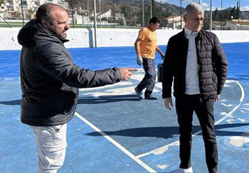 Mejora de la pista de fútbol sala del Polideportivo