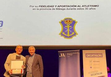 Diputación reconoce a Nerja su aportación al atletismo