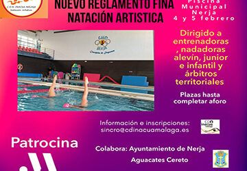 Jornada de tecnificación para natación artística