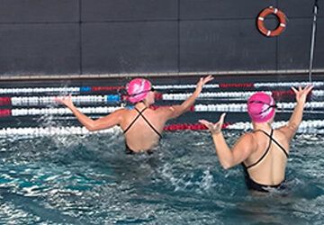 Éxito de la jornada de tecnificación para natación sincronizada