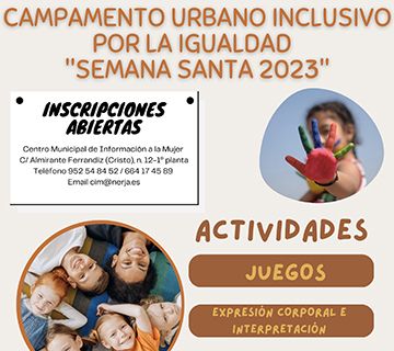 Campamento urbano inclusivo por la igualdad