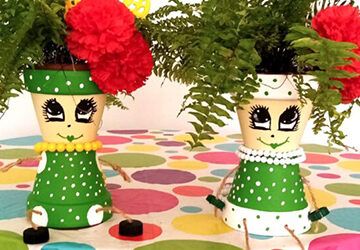 Taller de decoración y pintura de maceteros