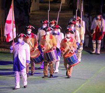 Desfile histórico en memoria de Bernardo de Gálvez
