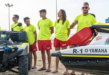 Se amplía el servicio de vigilancia y socorrismo de playas