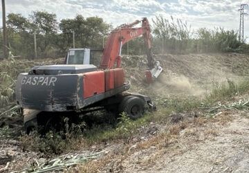 Desbroce y limpieza del río Seco y Barranco del Puerto