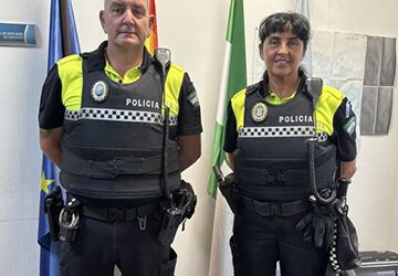 Felicitación a agentes de la Policía Local y Guardia Civil
