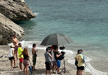 Alejandra Jiménez y Juan Diego Botto ruedan en Nerja