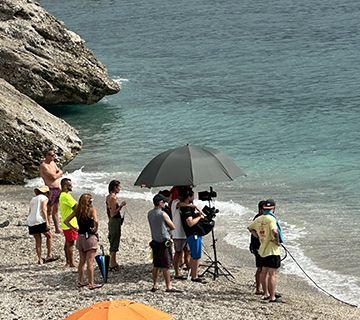 Alejandra Jiménez y Juan Diego Botto ruedan en Nerja