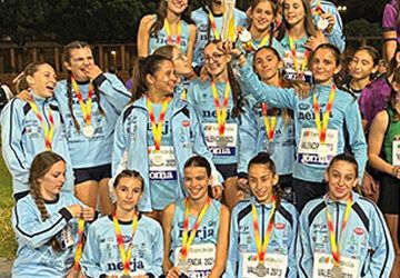 Las féminas sub16 del CNA, subcampeonas de España