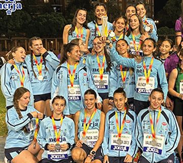 Las féminas sub16 del CNA, subcampeonas de España