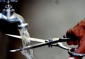 Corte temporal del suministro de agua en Maro