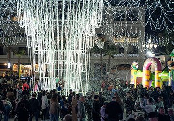 Inauguración del mercadillo y parque navideño