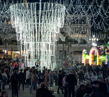 Inauguración del mercadillo y parque navideño