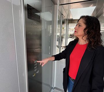 Fin de las obras de los ascensores del aparcamiento del Balcón
