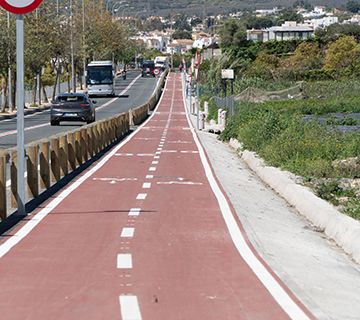 Finalizan las obras de otro tramo del carril bici