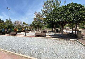 Reapertura de las pistas de petanca